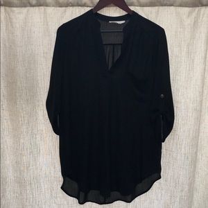 LUSH long tunic style top, sheer, size M